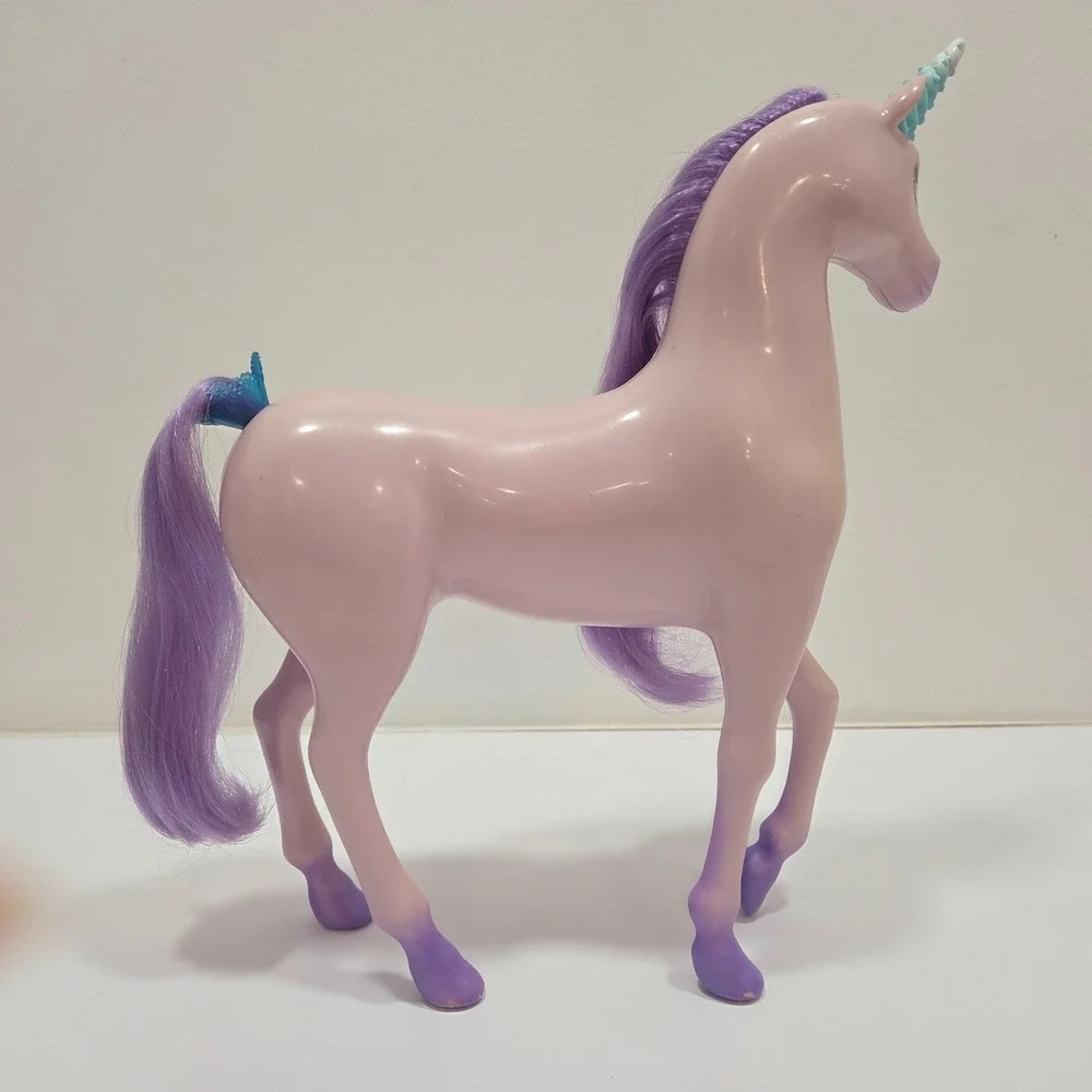 2011 Mattel Unicorn Horse Purple hair Without Saddle For Barbie Doll
